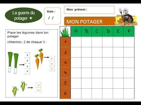 Explications du jeu "La guerre du potager"
