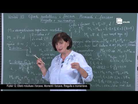 Efekti rrotullues i forcave. Momenti i forcave. Rregulla e momenteve| Fizikë 12