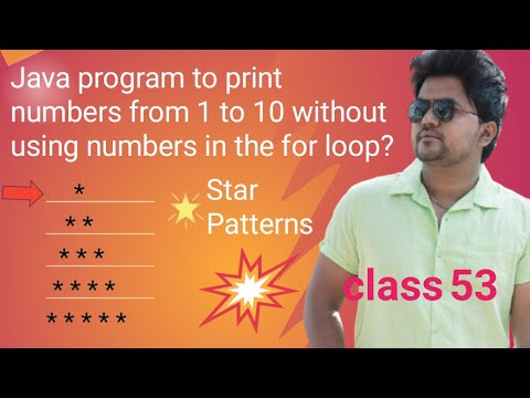 Java Pattern Programming Star Pattern Number Pattern And Character Pattern Class 53