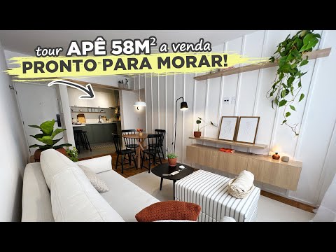 Ela está VENDENDO esse APÊ de 58M² LINDO e todo MOBILIADO na Frei Caneca - SP | Gaby Garciia