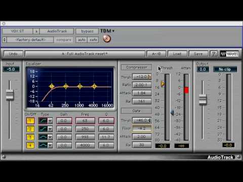 waves AudioTrack tutorial
