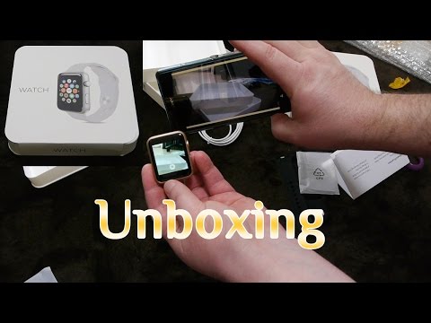 The GooWatch / MOWatch - The best Apple Watch clone - Unboxing