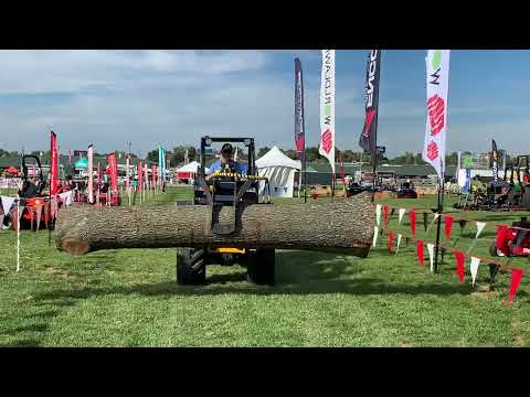Unveiling Power and Precision: Schäffer 2430 SLT Carrying Logs with Ease