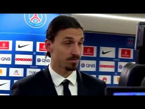 Ibrahimovic trash talking a poor journalist