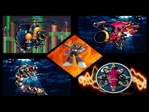 Mega Man: Maverick Hunter X All Sub-Bosses (Vile)