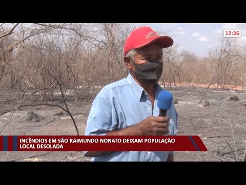 InceÌ‚ndios em SaÌƒo Raimundo Nonato deixam populacão em desolacão 28 09 2021