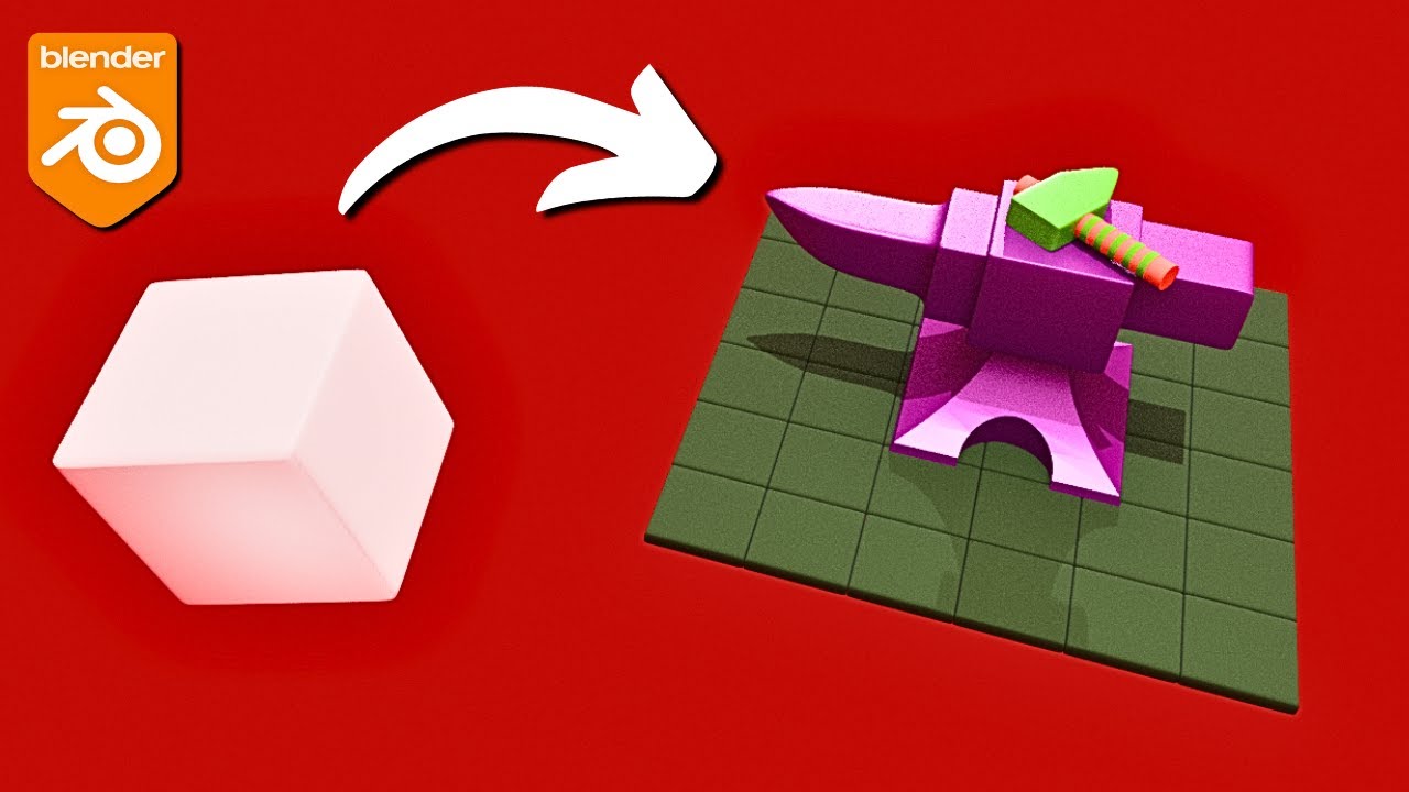 Modeling an Anvil in Blender 4.5 | Beginner-Friendly 3D Tutorial