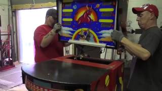 preview picture of video '#638 Williams Shuffle Bowling Alley ASSEMBLY/DISASSEMBLY! A Must See! TNT Amusements'