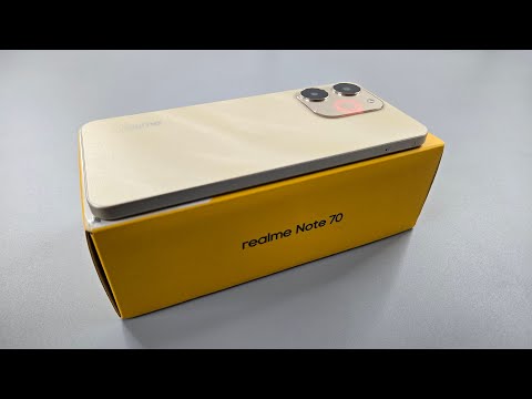 Realme NOTE 70 Unboxing & Camera Test | Retail Unit | Beach Gold Colour 