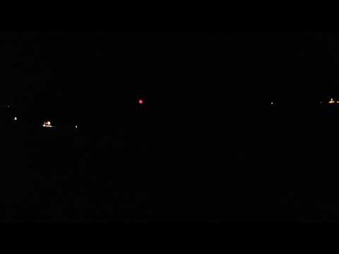 Blood red moon over Alabama gulf coast