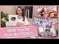 UNBOXING MY SILVER PLAY BUTTON! + 100K CELEBRATION! | Small Laude