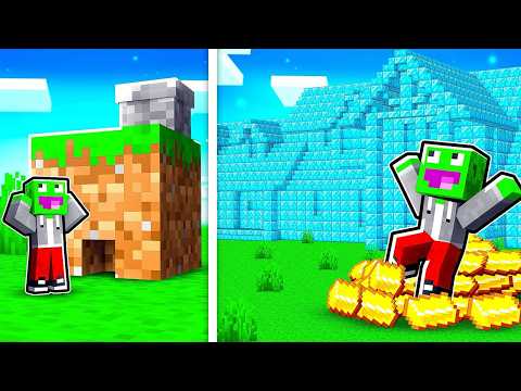 Z BIEDNEGO DOMU ZMIENIŁEM GO w DOM MILIONERA w Minecraft!