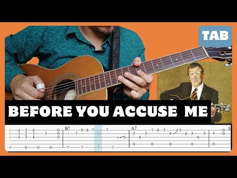 Eric Clapton - Before You Accuse Me - Guitar Tab | Lesson | Cover | Tutorial