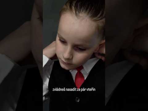 Nasazení dětské kravaty Quentino — video návod
