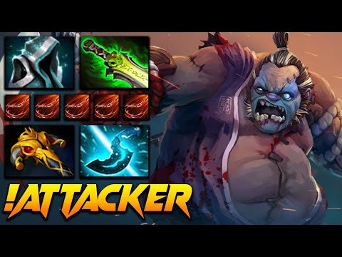 Attacker Pudge Hook Machine - Dota 2 Pro Gameplay [Watch & Learn]