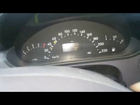 Mercedes A170cdi cold start -7°C w168