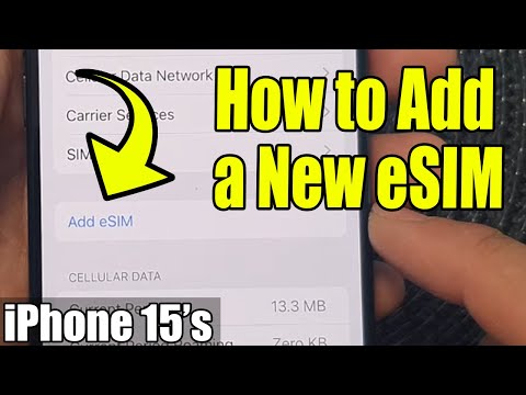 iPhone 15/15 Pro Max: How to Add a New eSIM
