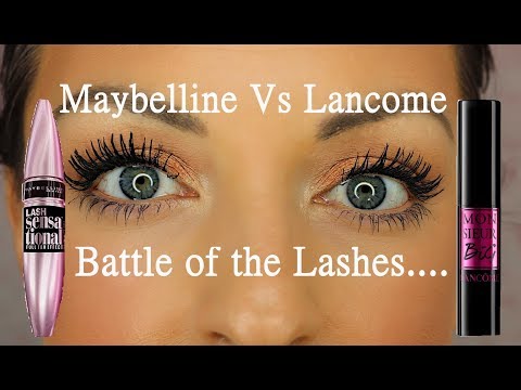 Lancome Monsieur Big mascara Vs Maybelline Lash Sensational
