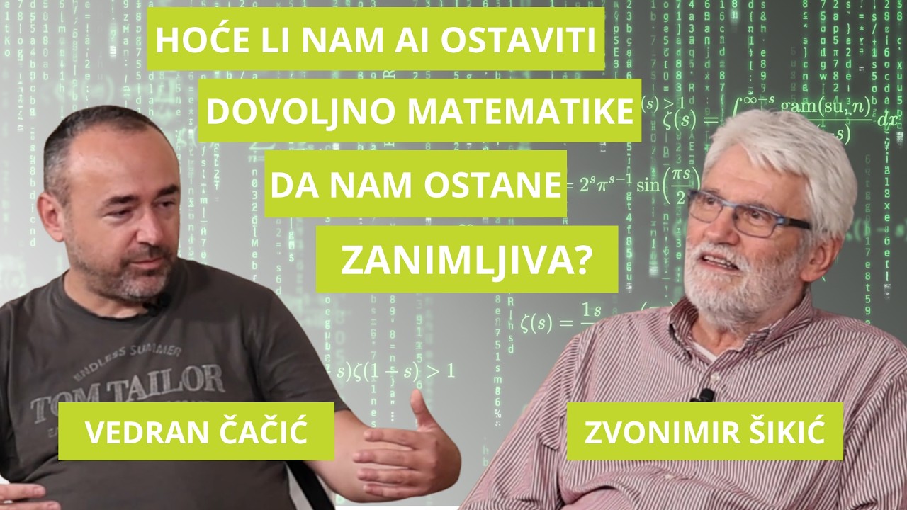 Šikić i Čačić: Može li AI zamijeniti matematičare?