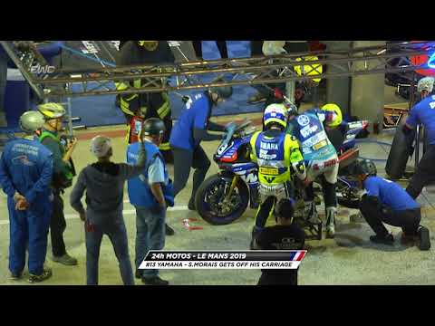 UNUSUAL - Moveable step for #13 WEPOL Yamaha Sheridan Morais to get off his Motorbike