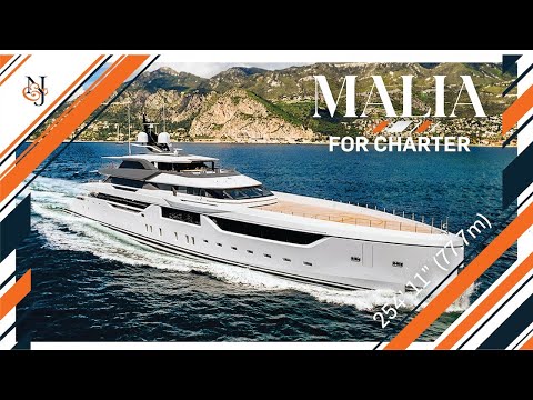 M/Y MALIA for Charter | 254' 11" (77.7m) 2023 Golden Yachts