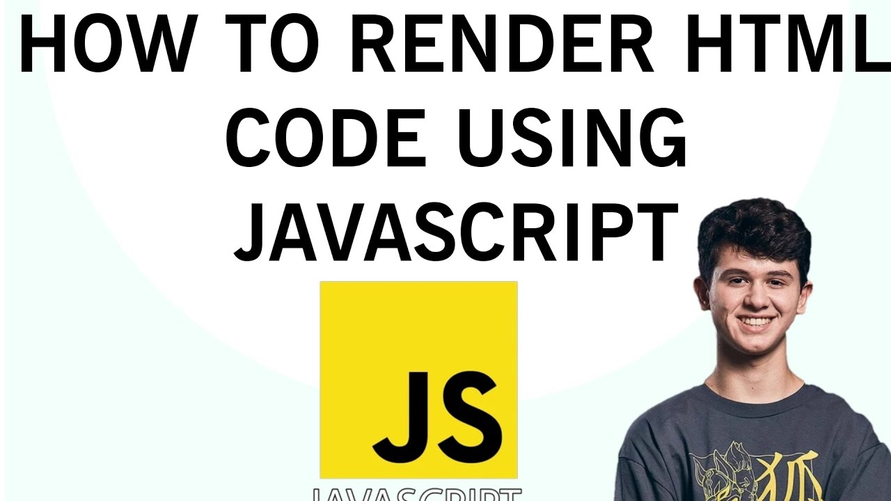 How to Rendering HTML Code Dynamically Using JavaScript
