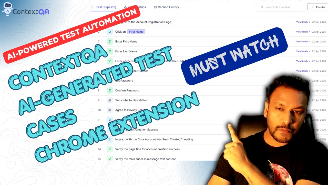 Agent AI - Context QA : AI Generated Test Cases | AI Powered Test Automation