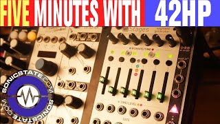 Video thumbnail for FIVE MINUTES WITH  42HP Feat. Mutable Instruments Stages by sonicstate