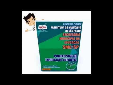 Apostila Concurso SME-SP 2015 - Professor de Educação Infantil