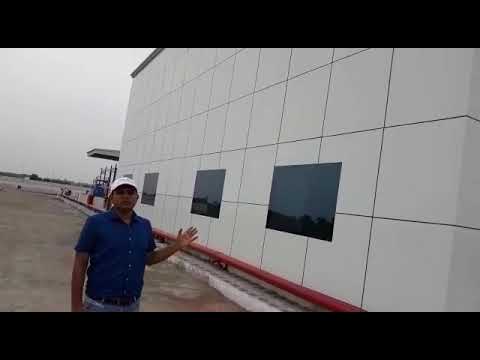 ACP Glass Cladding Commercial, Residential, Industrial For Outdoor, 8 X 4