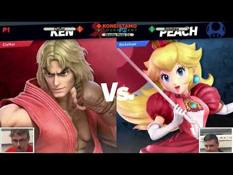 Koneistamo 19 - Ultimate Singles - Pools - Cleftor(Ken) vs Rickshaw(Peach)