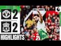 Salah Penalty for Point in Premier League Draw | Man United 2-2 Liverpool | Highlights