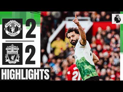 Salah Penalty for Point in Premier League Draw | Man United 2-2 Liverpool | Highlights