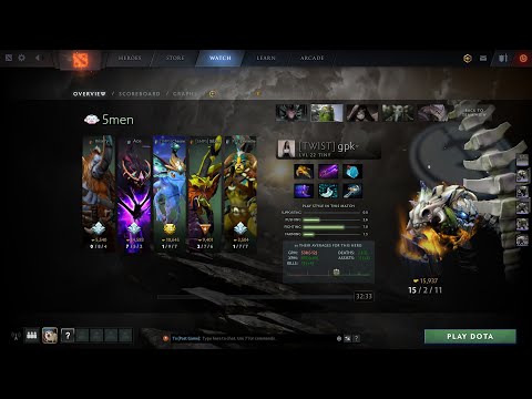 dota2mid gpl tiny - 5men vs EG - OMEGA League