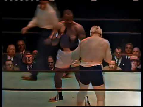Sonny Liston vs Albert Westphal 1440p in Color - 4.12.1961