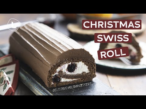 Christmas Swiss Roll | Food Channel L Recipes