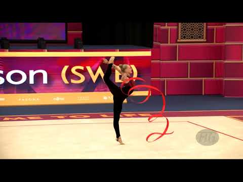 PETTERSSON Cassandra (SWE) - 2019 Rhythmic Worlds, Baku (AZE) - Qualifications Ribbon