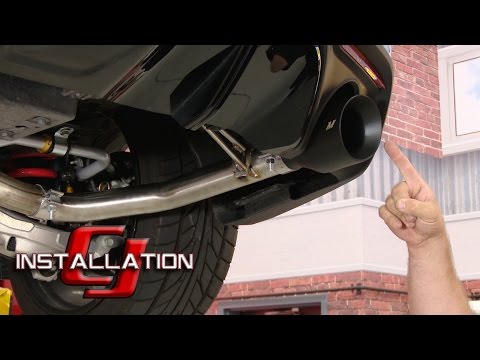2015-2017 Mustang GT Mishimoto Race Axle-Back Exhaust W/ 4.5" Black Tips 304 Installation