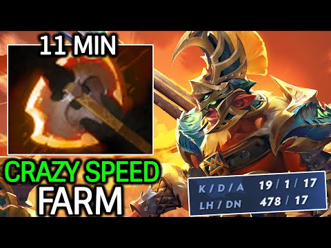 Troll Warlord Crazy Speed Farming – 11 Min Battle Fury Dota 2