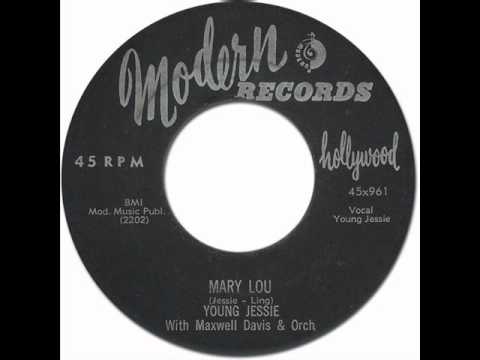 Young Jessie with The Cadets - Mary Lou [Modern 961] 1955