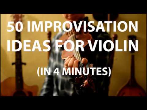 50 Improvisation Ideas for Violin/Fiddle