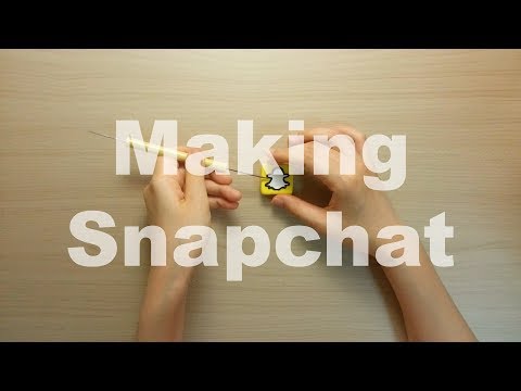 Snapchat App logo clay art - 스냅챗 앱 로고 클레이로 만들기