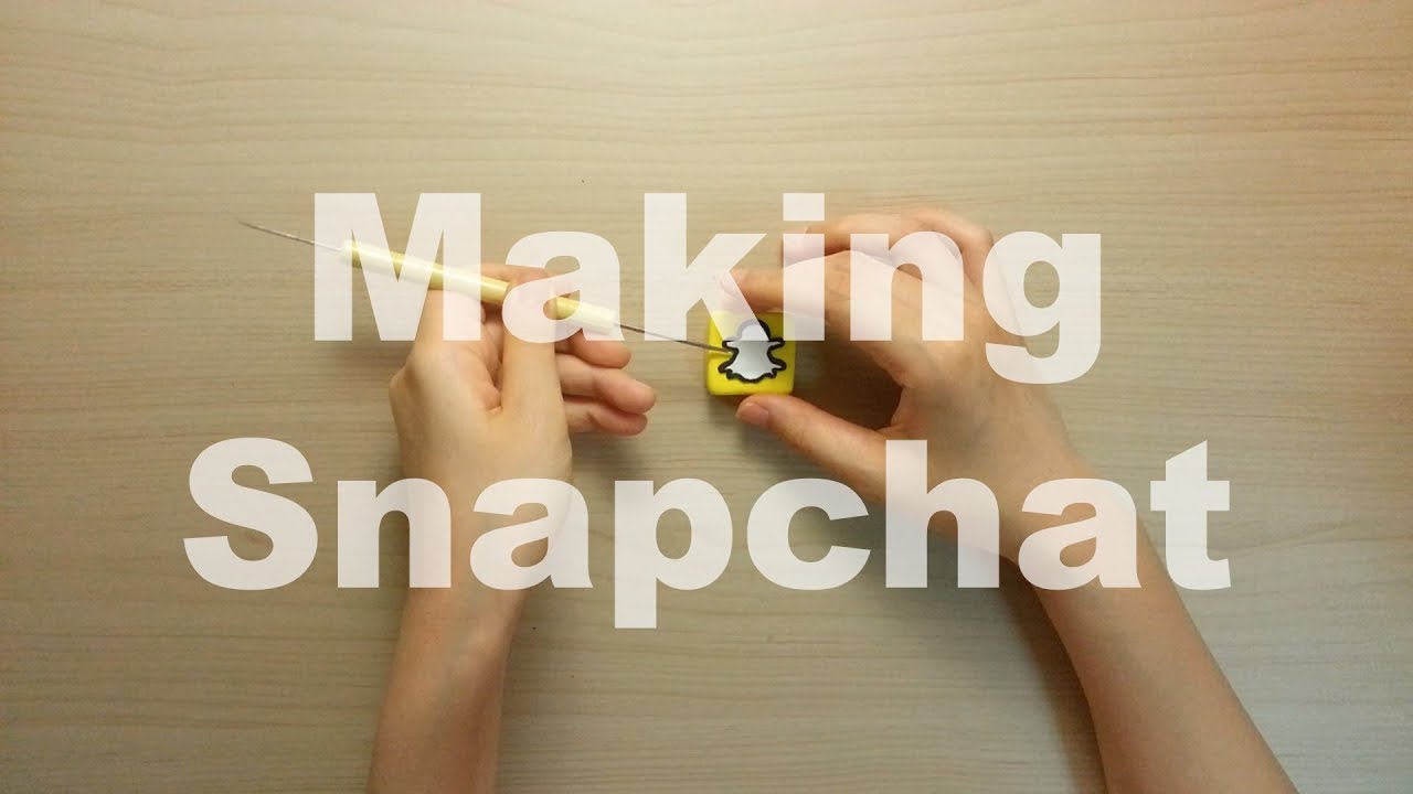 Snapchat App logo clay art - 스냅챗 앱 로고 클레이로 만들기