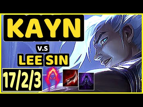 AHAHACIK (KAYN) vs LEE SIN - 17/2/3 KDA JUNGLE GAMEPLAY - EUW Ranked GRANDMASTER