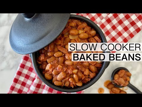 SLOW COOKER BAKED BEANS | The Ultimate Summer Side Dish