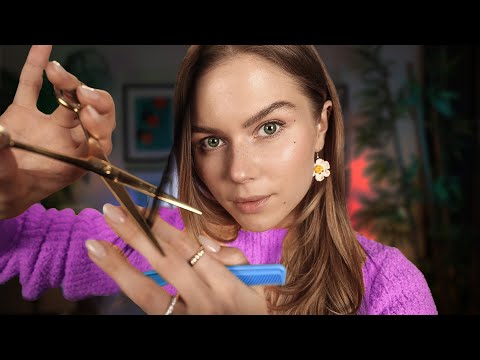 ASMR The Most Realistic Haircut RP.  Relaxing Personal Attention