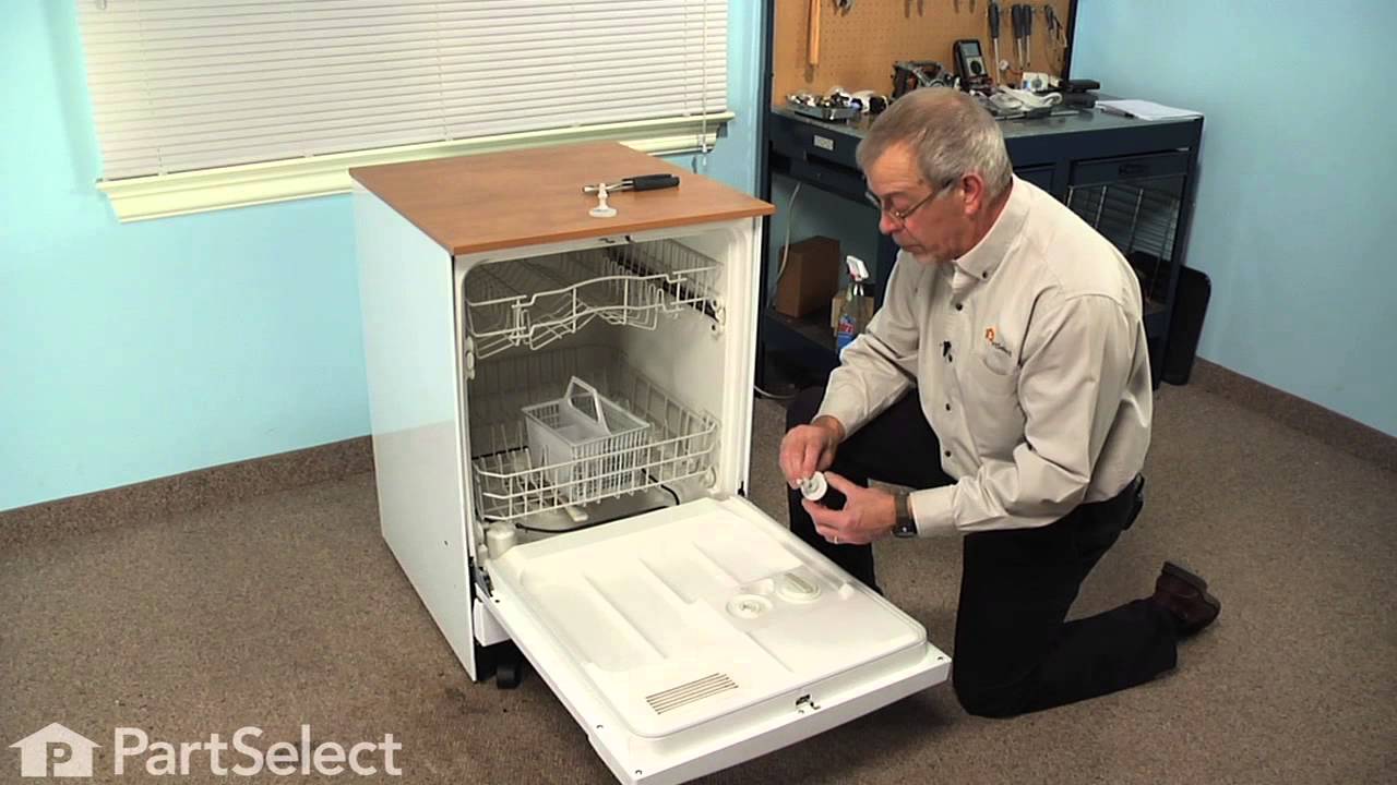 Replacing your General Electric Dishwasher Rinse Aid Fill Cap