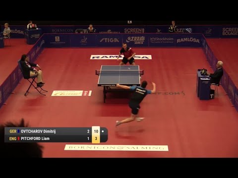 2016 Swedish Open (MS-QF) OVTCHAROV Dimitrij vs PITCHFORD Liam [Full Match/HD]