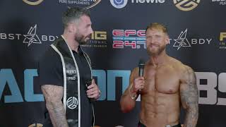 FMG International Sydney 2025 backstage interview with Aaron