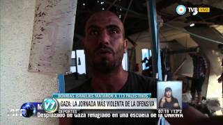 Visión 7 - Israel atacó 110 sitios en Gaza